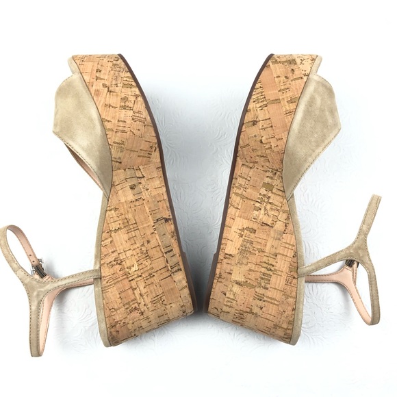 SCHUTZ Heloise Platform Wedge Sandals 10 New Goat - Picture 3 of 8